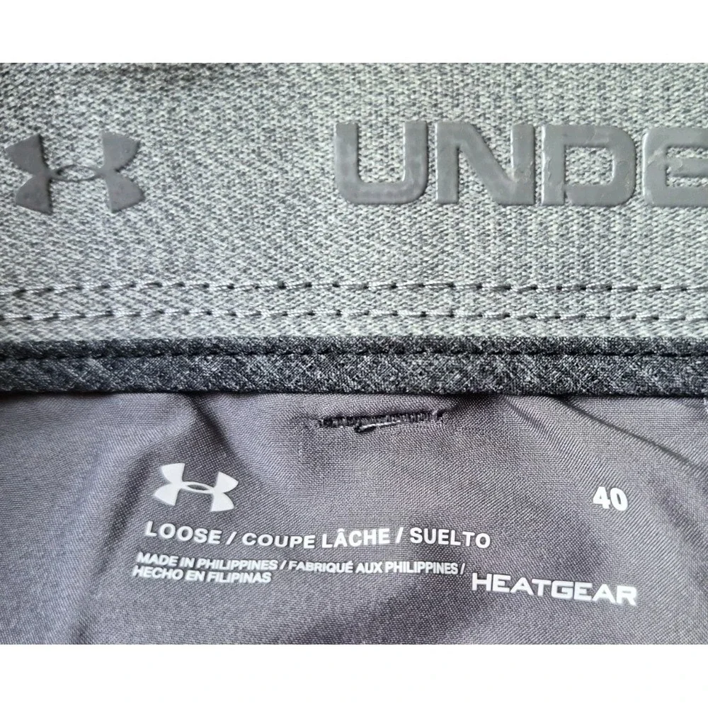 Under‎ Armour UA Showdown Vented Golf Shorts Heathered Grey Men's Size 40